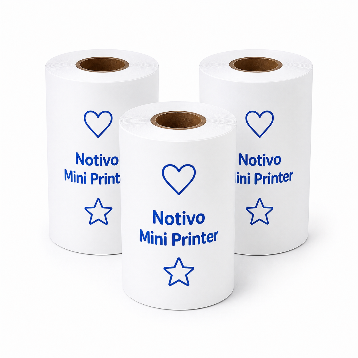 Notivo - Mini Printer Thermopapier Rollen (3er-Set)