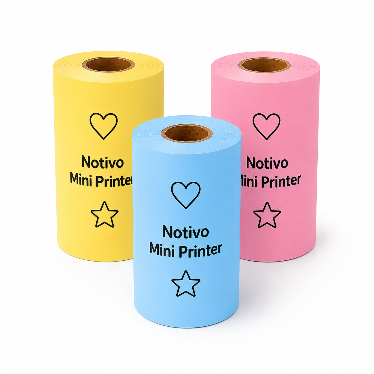 Notivo - Mini Printer Thermopapier Rollen (3er-Set)